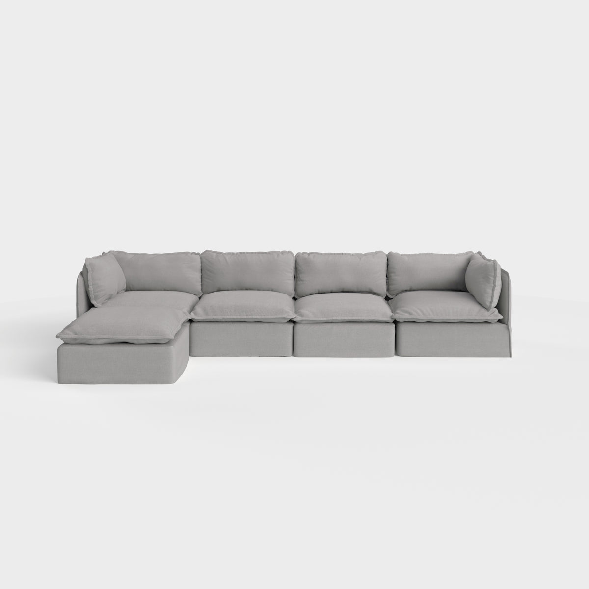 Outer Charcoal Aluminum Outdoor Sectional