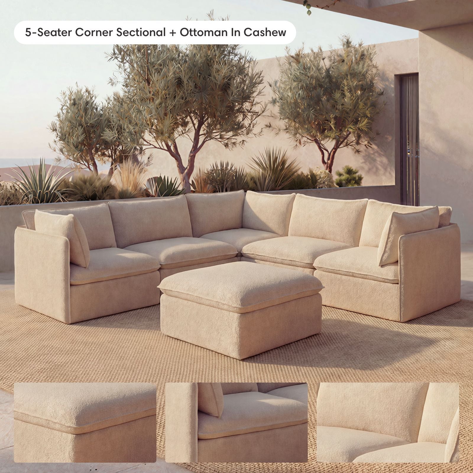 Outdoor 8-Seater U-Sectional - 60% OFF | Chicory