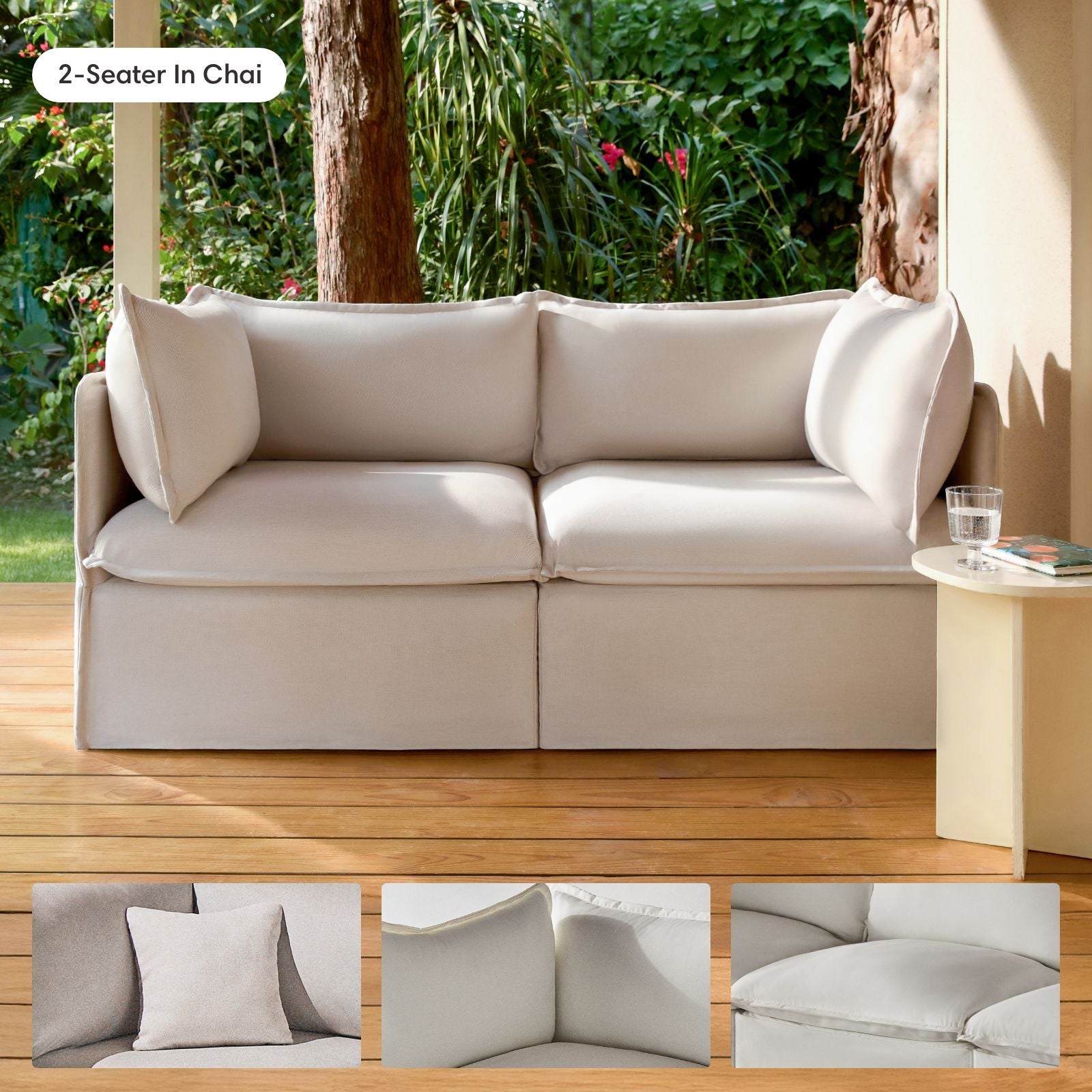 Outdoor 3-Seater Sofa - 60% OFF | Chicory Outdoor 3-Seater Sofa - 60% OFF | Chicory