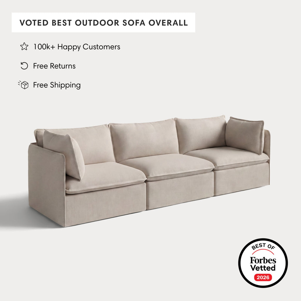 Outdoor 3-Seater Sofa - 60% OFF | Chicory