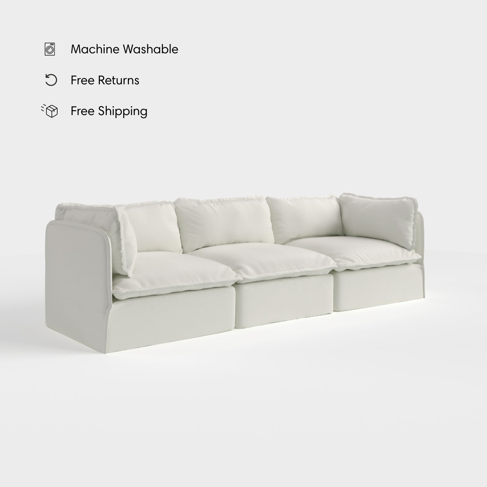Outdoor 3-Seater Sofa - 60% OFF | Chicory