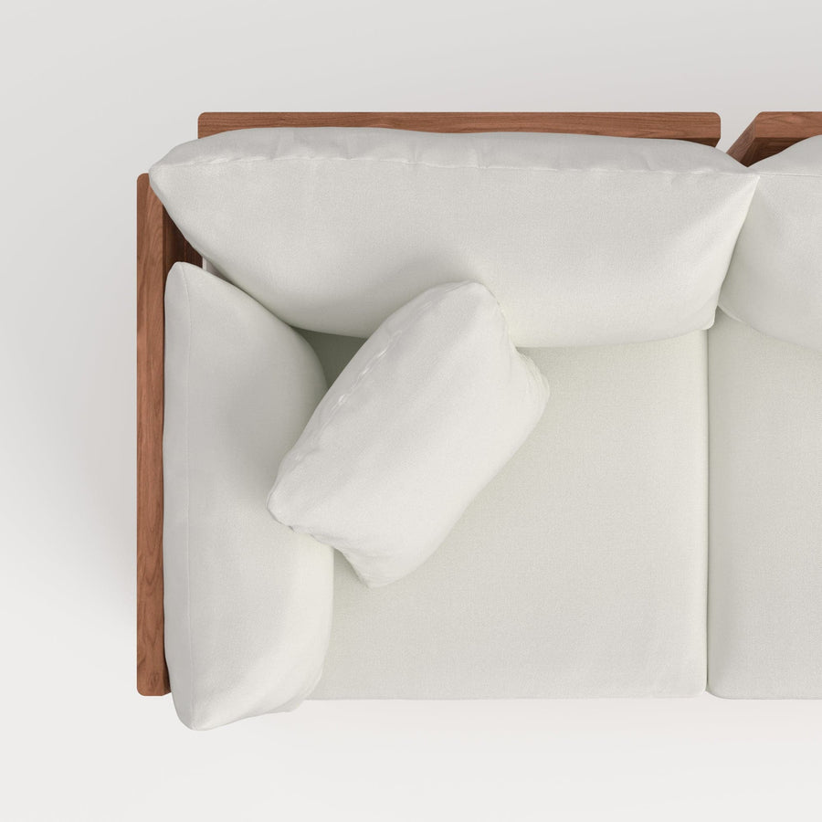 Dwell™ Square Accent Pillow | Classic Canvas in Cloud