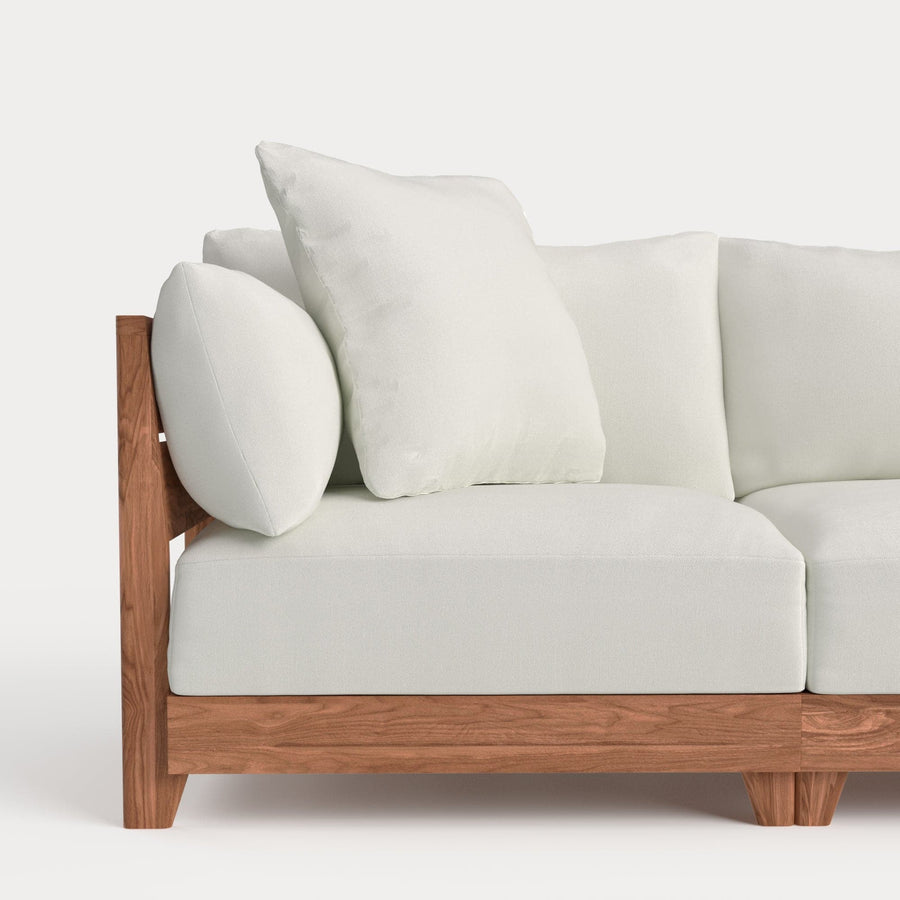 Dwell™ Square Accent Pillow | Classic Canvas in Cloud