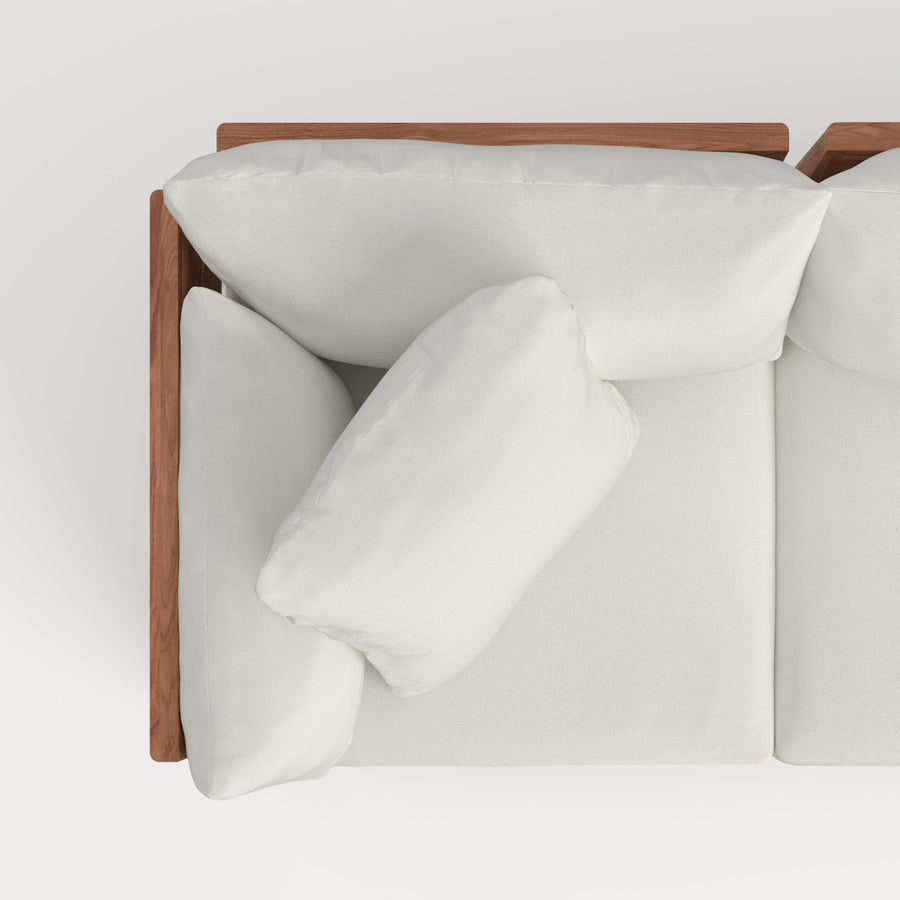 Dwell™ Square Accent Pillow | Classic Canvas in Cloud