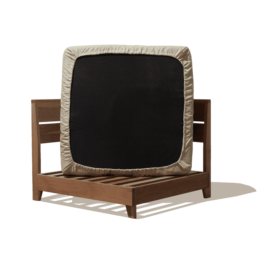 Quick-Use Outdoor Cushion Cover for Ottoman