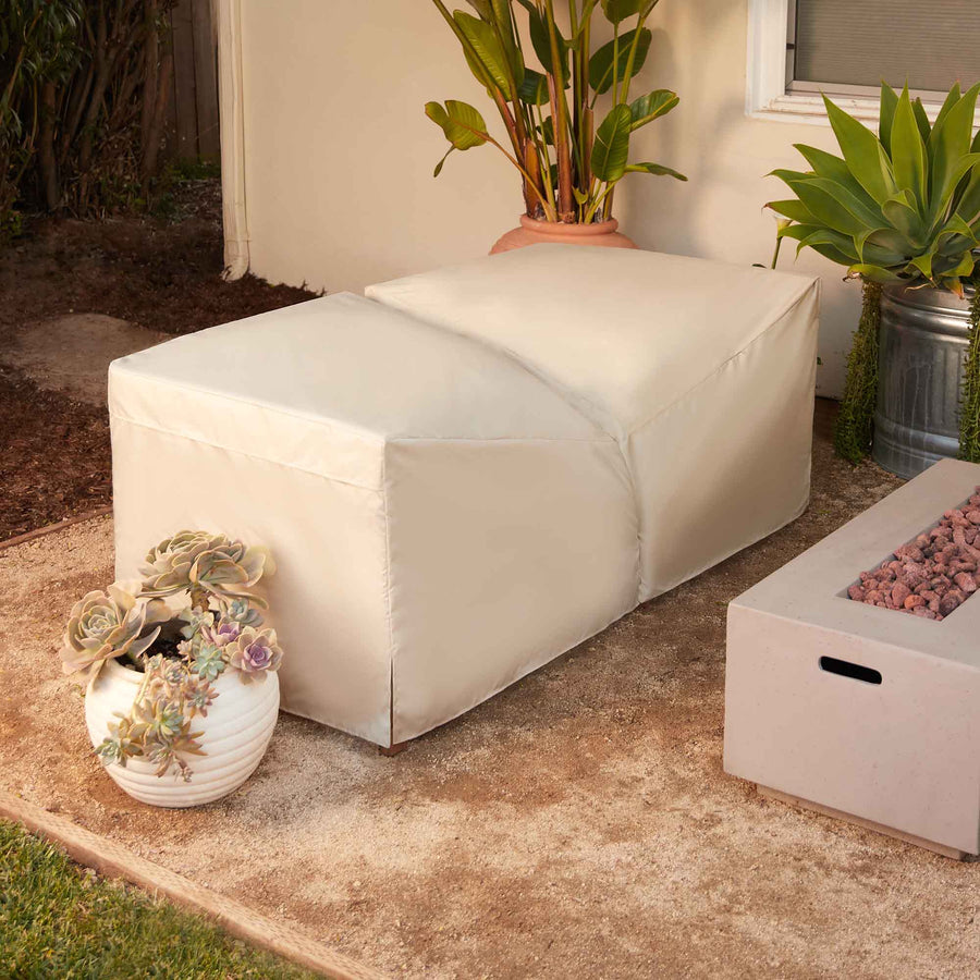 All-Season Outdoor Protective Cover for Modular Unit - Corner Chair or End Chair